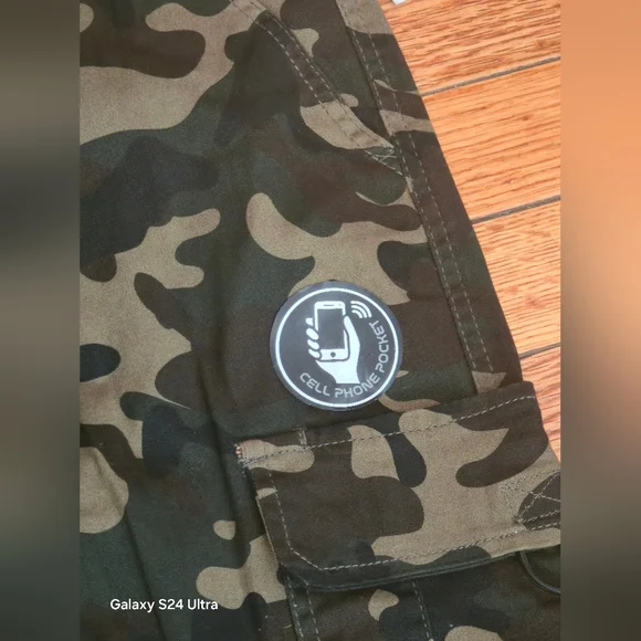 Akademiks Men’s Camo Cargo Pants Multi-Pocket Drawstring NWT Size XL - Picture 4 of 9